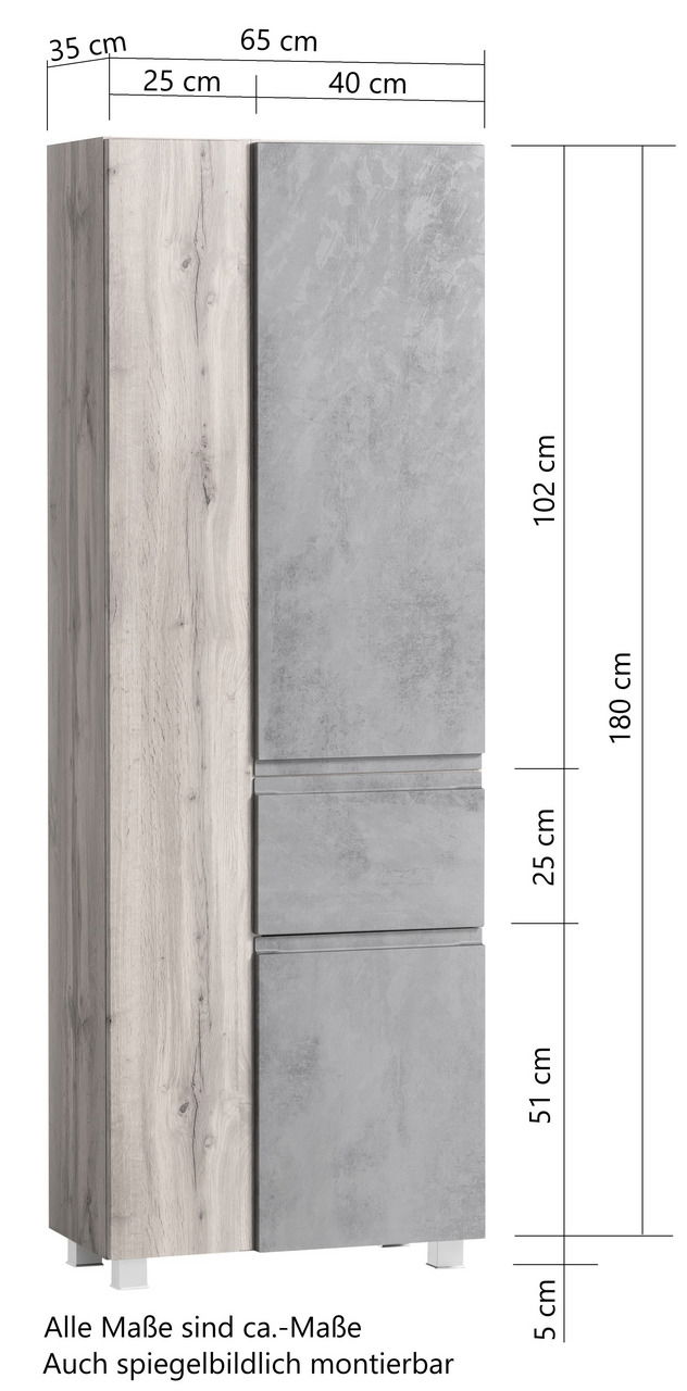XORA Hochschrank VARESE