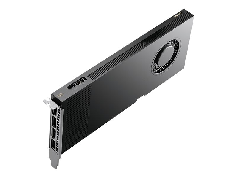 PNY Grafikkarte Nvidia RTX Pro 4000 BW Grafikkarte mit 24 GB ultraschnellem Arbeitsspeicher