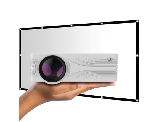 LA VAGUE - Vidéoprojecteur Home Cinéma Lv-hd200 bundle vidéoprojecteur led avec écran lv-sta100fp ...