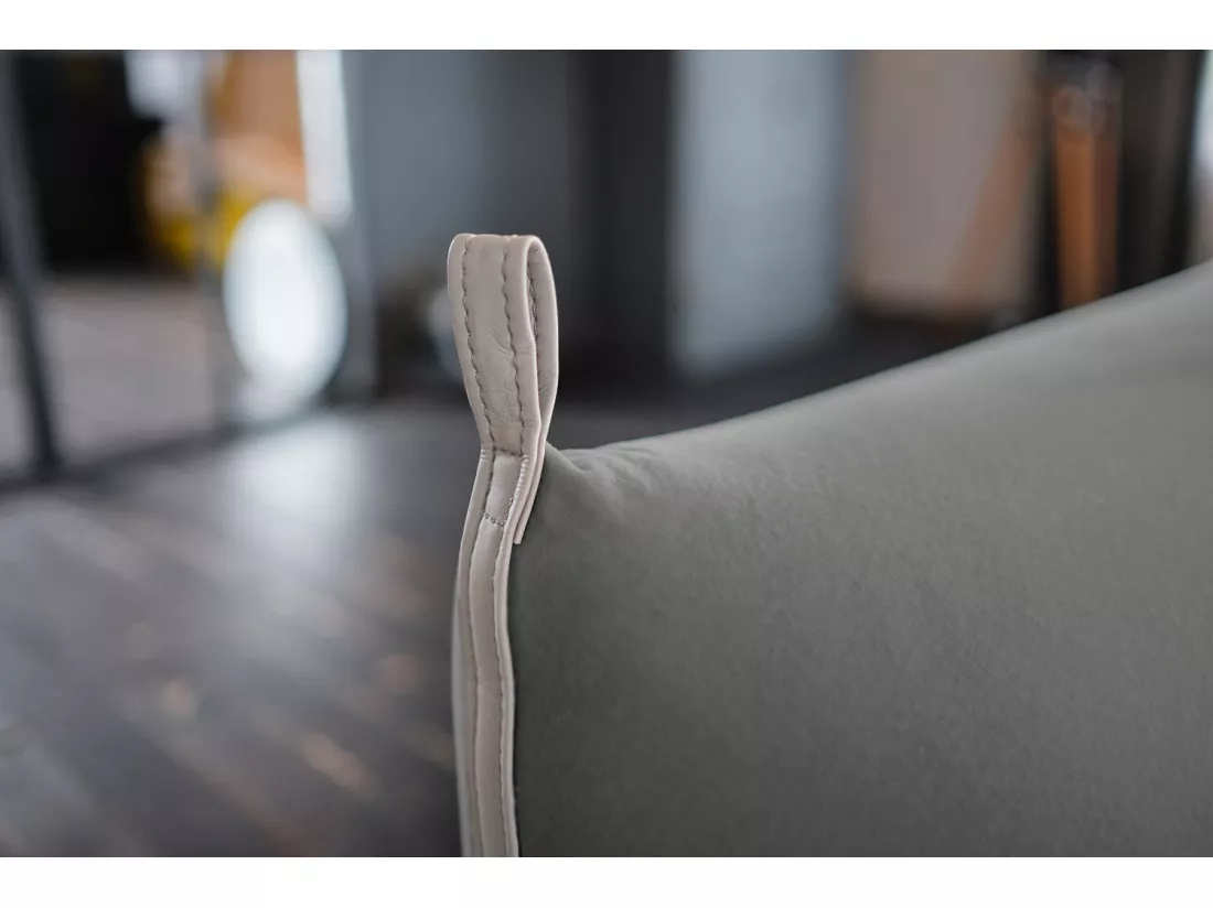 Canapé - taupe tissu tissé - CANE