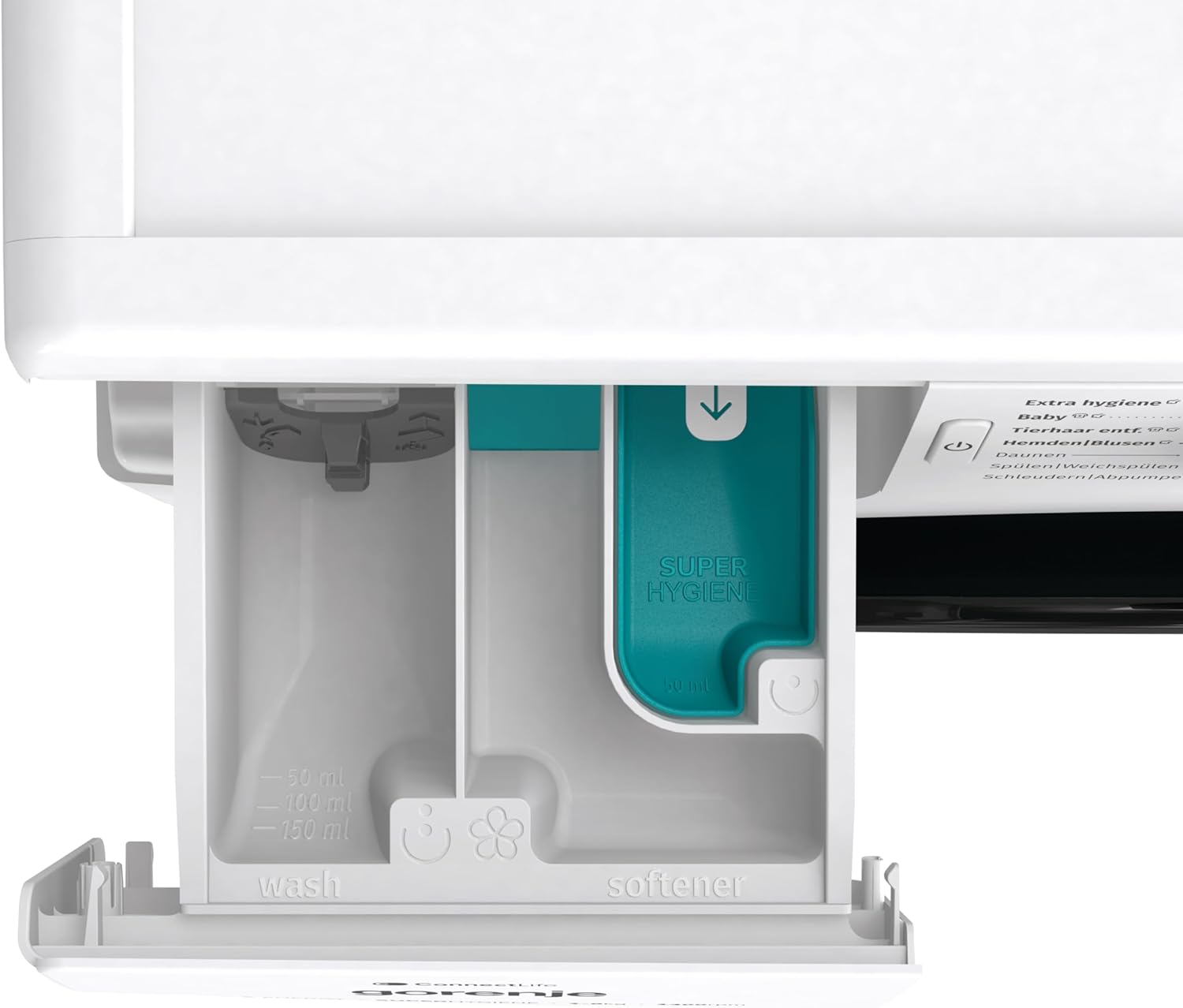 Gorenje WPNEI84A1TS Waschmachine mit Dampffunktion/ConnectLife / 8Kg / 1400 U/min / 15 Programme/Totaler AquaStop/WaveActive Trommel/ExtraHygiene/PowerWash/Schnell Waschgang/EEK: A-10%