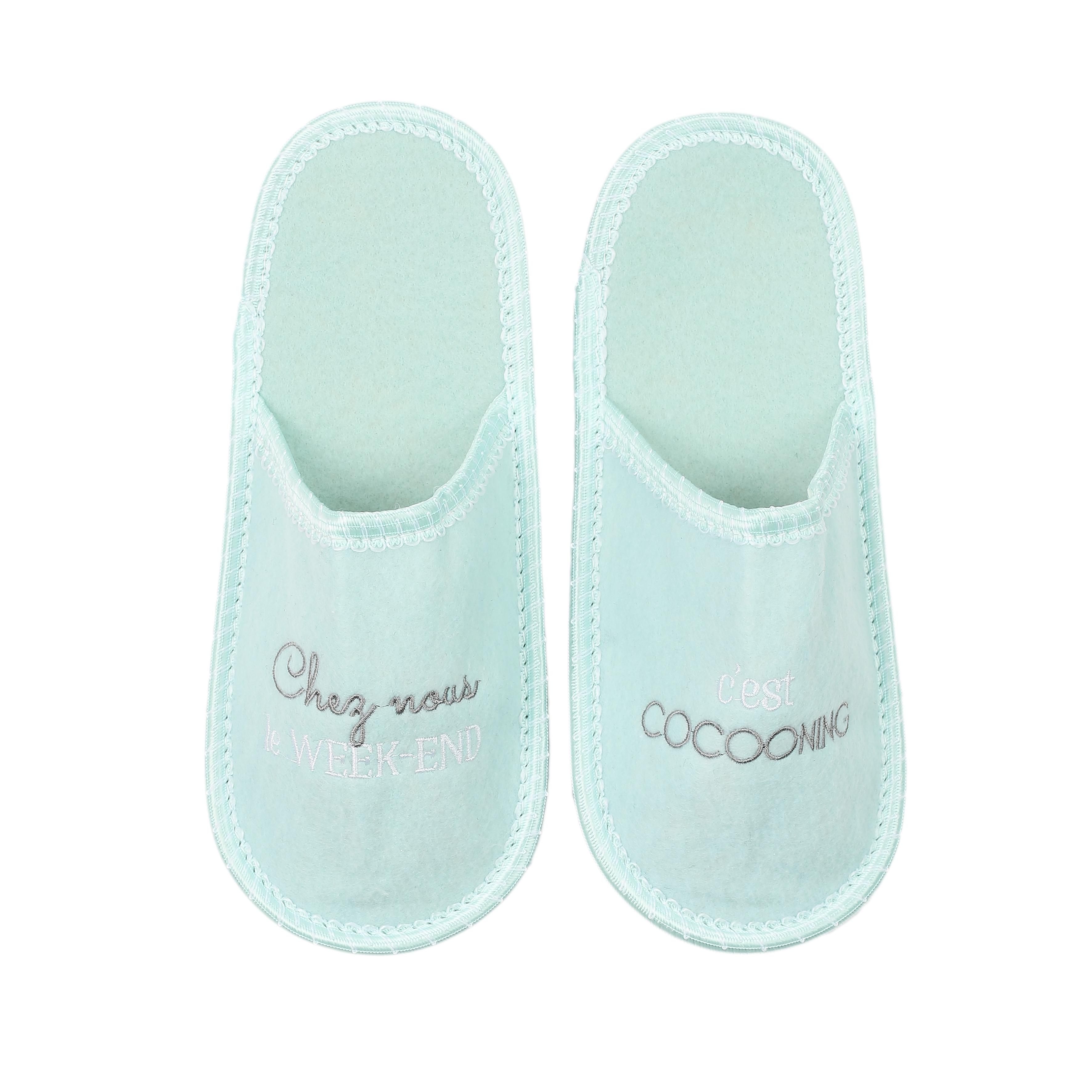 PORTE CHAUSSONS INVITES AVEC 4 PAIRES FAMILLE