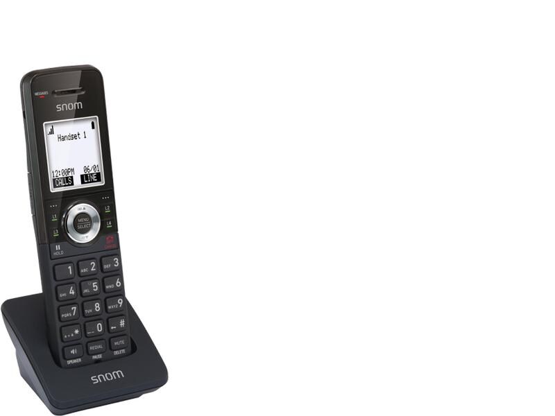 snom Mobilteil M10 Das ideale DECT-Mobilgerät für SOHO und KMU