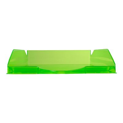 Exacompta Ecotray - Corbeille à courrier vert pomme translucide