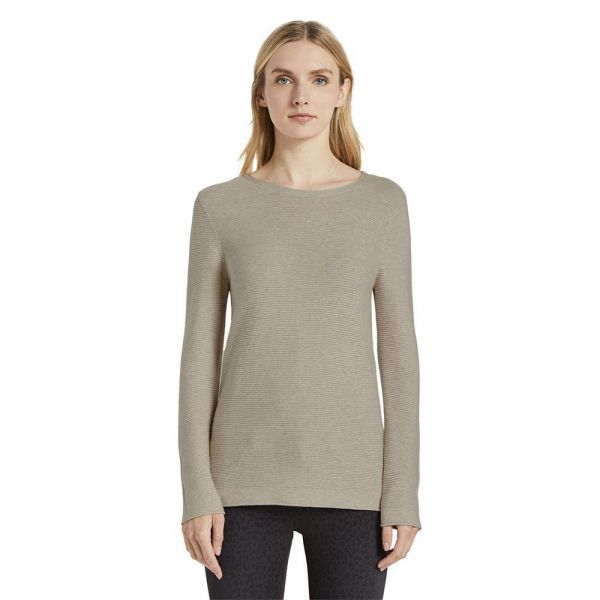 Tom Tailor Ottoman Sweater Cinzento XS Mulher