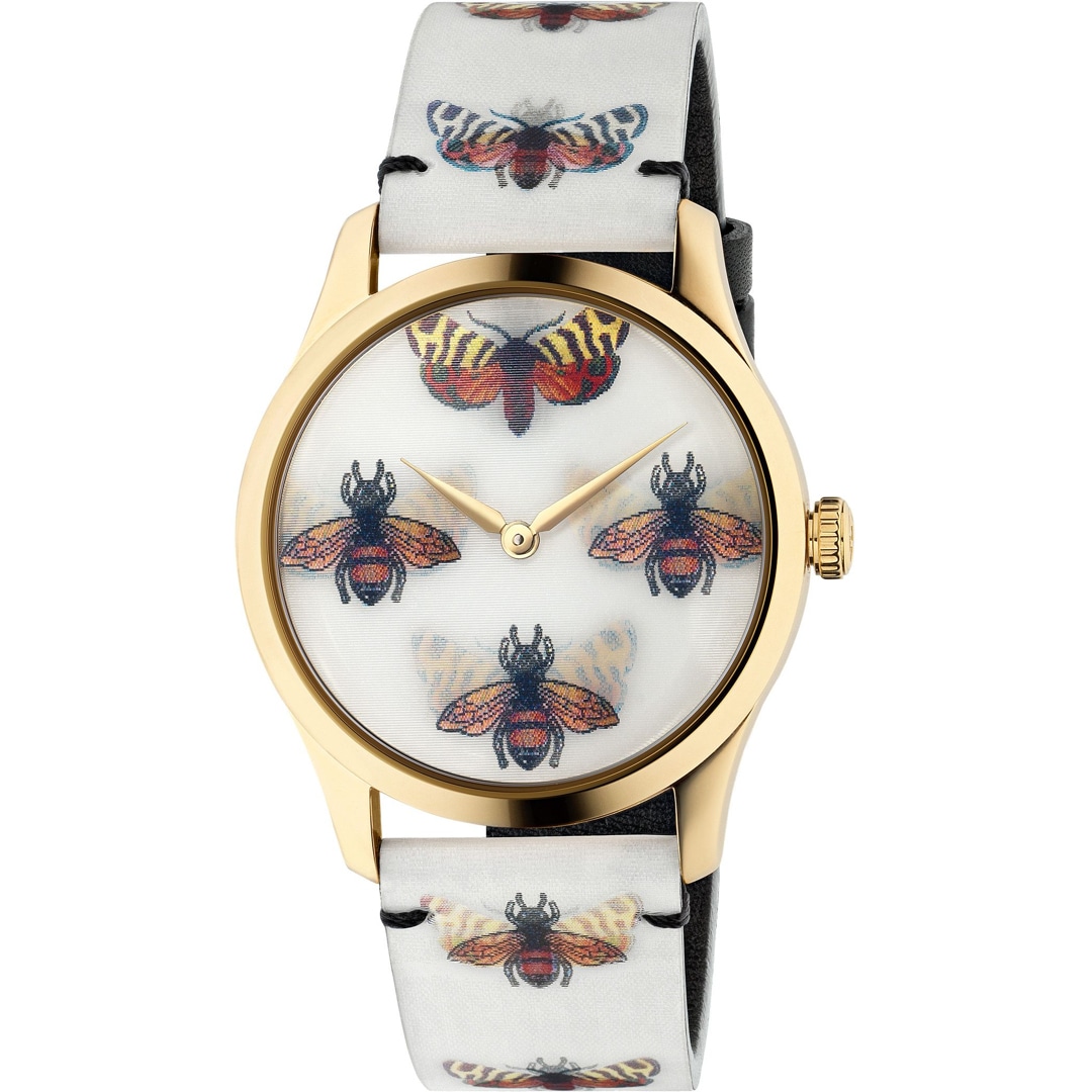 Gucci G-Timeless M Hologram Bees & Butterflies