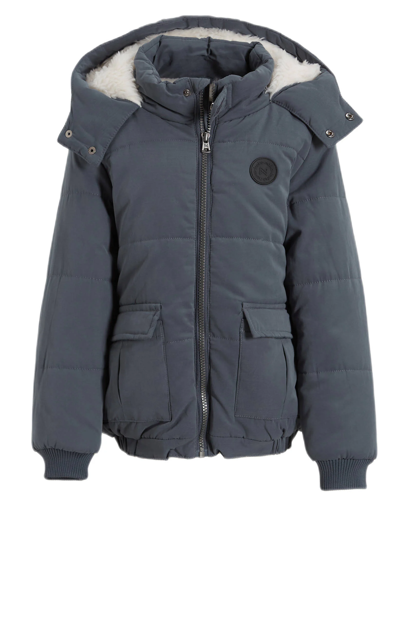 Koko Noko gewatteerde winterjas donkerblauw