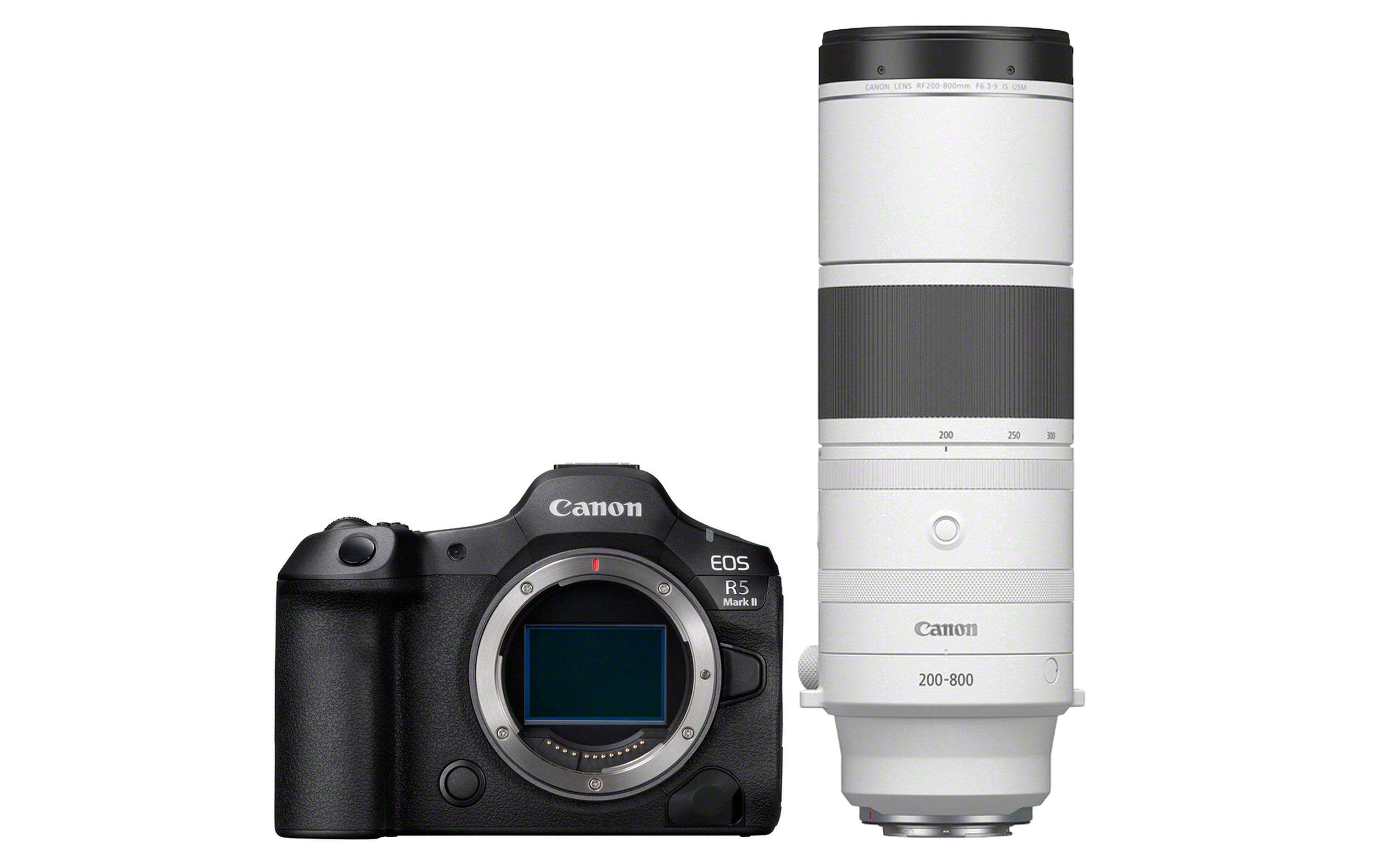 Fotokamera EOS R5 Mark II Kit RF 200-800mm F/6.3-9 IS USM<br>Leistungsstarke Kamera für Fotografen und Filmemacher aller Genres inklusive Objektiv