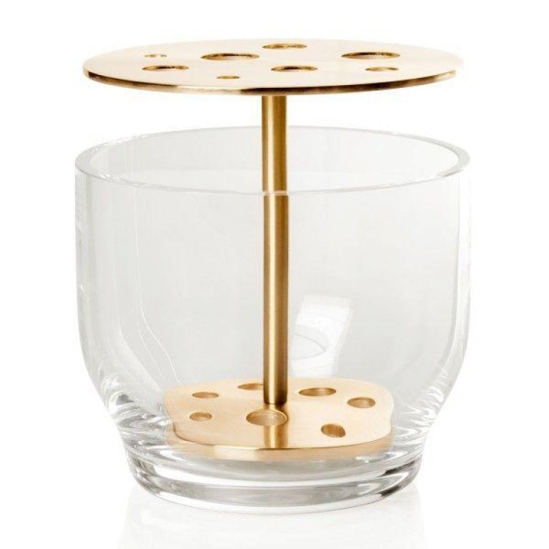 Fritz Hansen Ikebana vaas small brass