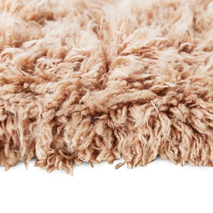 HKliving - Fluffy Teppich, 200 x 300 cm, espresso