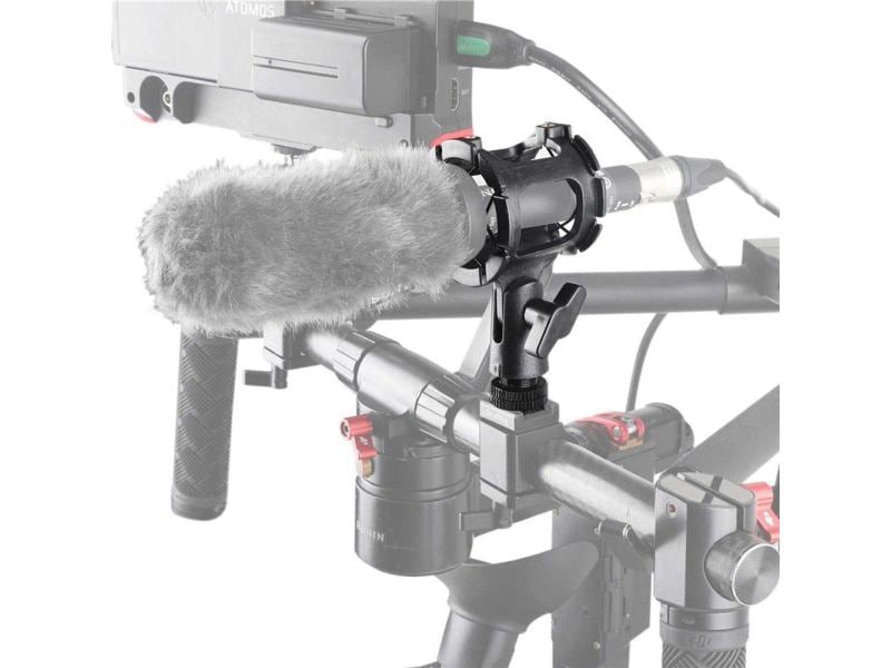 Smallrig Adapter Universal Microphone Shock Universelle Mikrofon-Halterung für Mikrofone mit einem Durchmesser von 15-40 mm