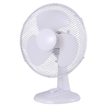 Handson tafelventilator Portland 40 cm wit