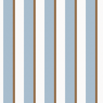 Vliesbehang Streep blauw-bruin (dessin 125097)
