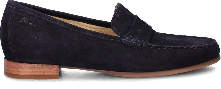 SIOUX Loafers Rosikena-700 Maat: 37 5 Materiaal: Suède Kleur: Blauw