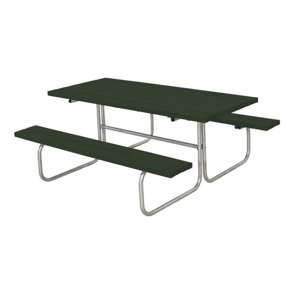 HAGEMØBEL PLUS BORD/BENKSETT CLASSIC 177X73CM GRØNN