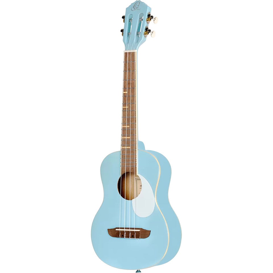 Ortega Gaucho Series RUGA-SKY Sky Blue tenor ukelele met gigbag