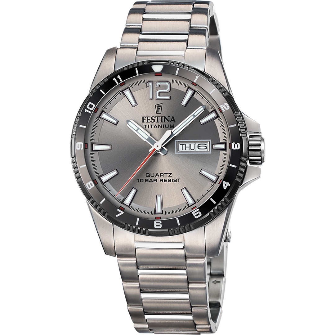 Festina Titanium Day Date 43mm