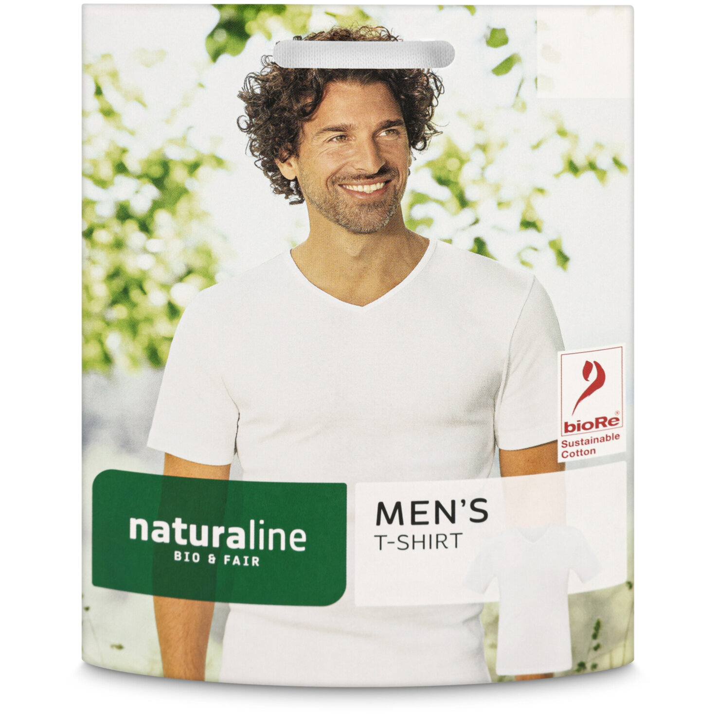 Naturaline Textil Herren Shirt weiss L