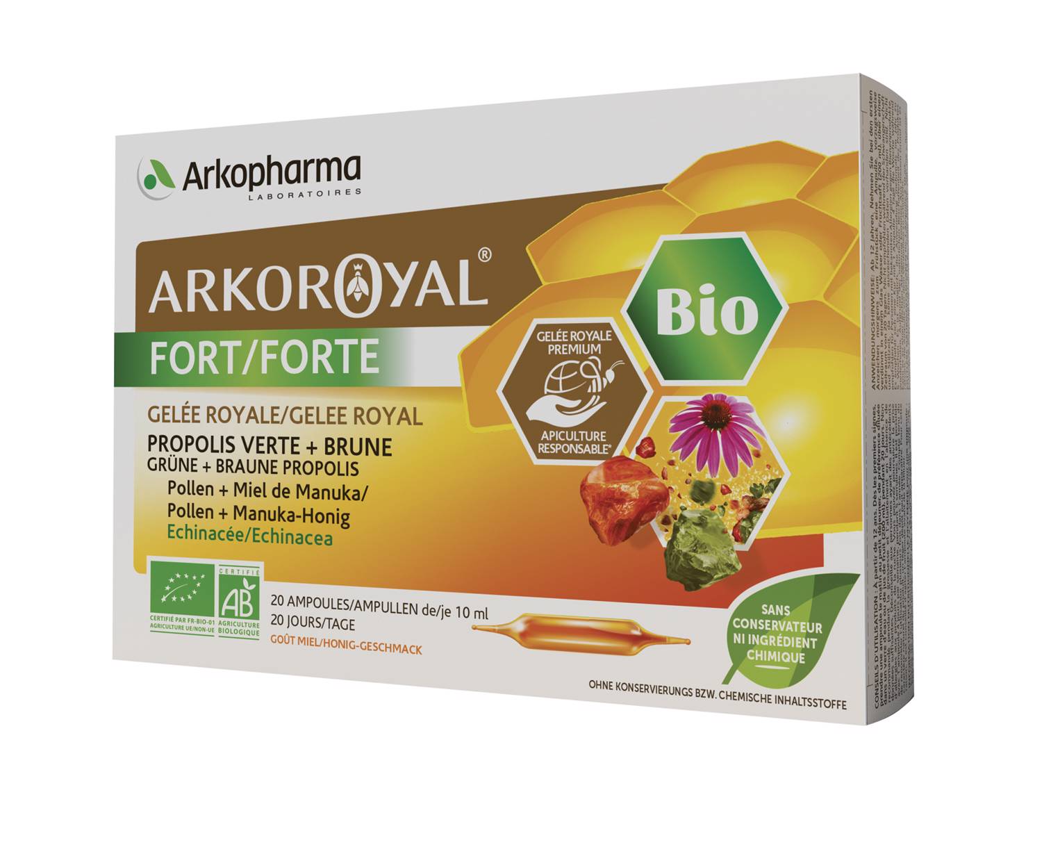 ARKOROYAL Gelée Royale Trinkamp Forte Bio Trinkamp 10 ml