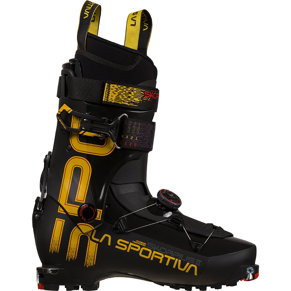 La Sportiva Skorpius CR II Touren Skischuhe Herren schwarz gelb