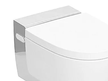 Geberit AquaClean Mera Comfort - douchetoilet væghængt: WC-skål: hvid / KeraTect