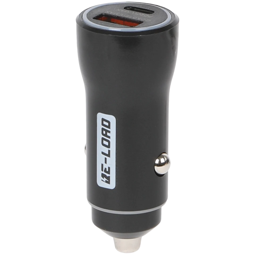 Chargeur allume-cigare à 2 ports Re-load