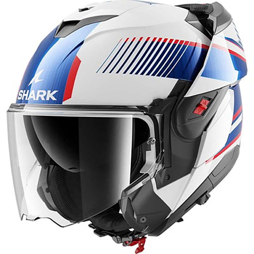 Shark - Casque Oxo Sikter Bleu / Blanc / Rouge / Brillant