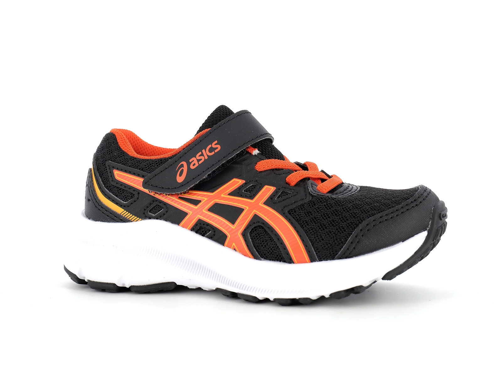 Asics-JOLT 3 PS Matières combinées Noir Orange