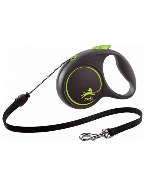 Flexi Black Design Koord M 5 m - Hondenriem