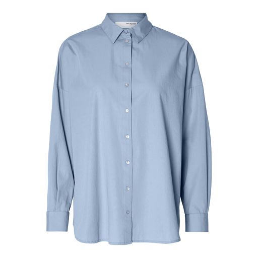 Selected Femme Dina-Sanni Skjorte, Cashmere Blue, 42