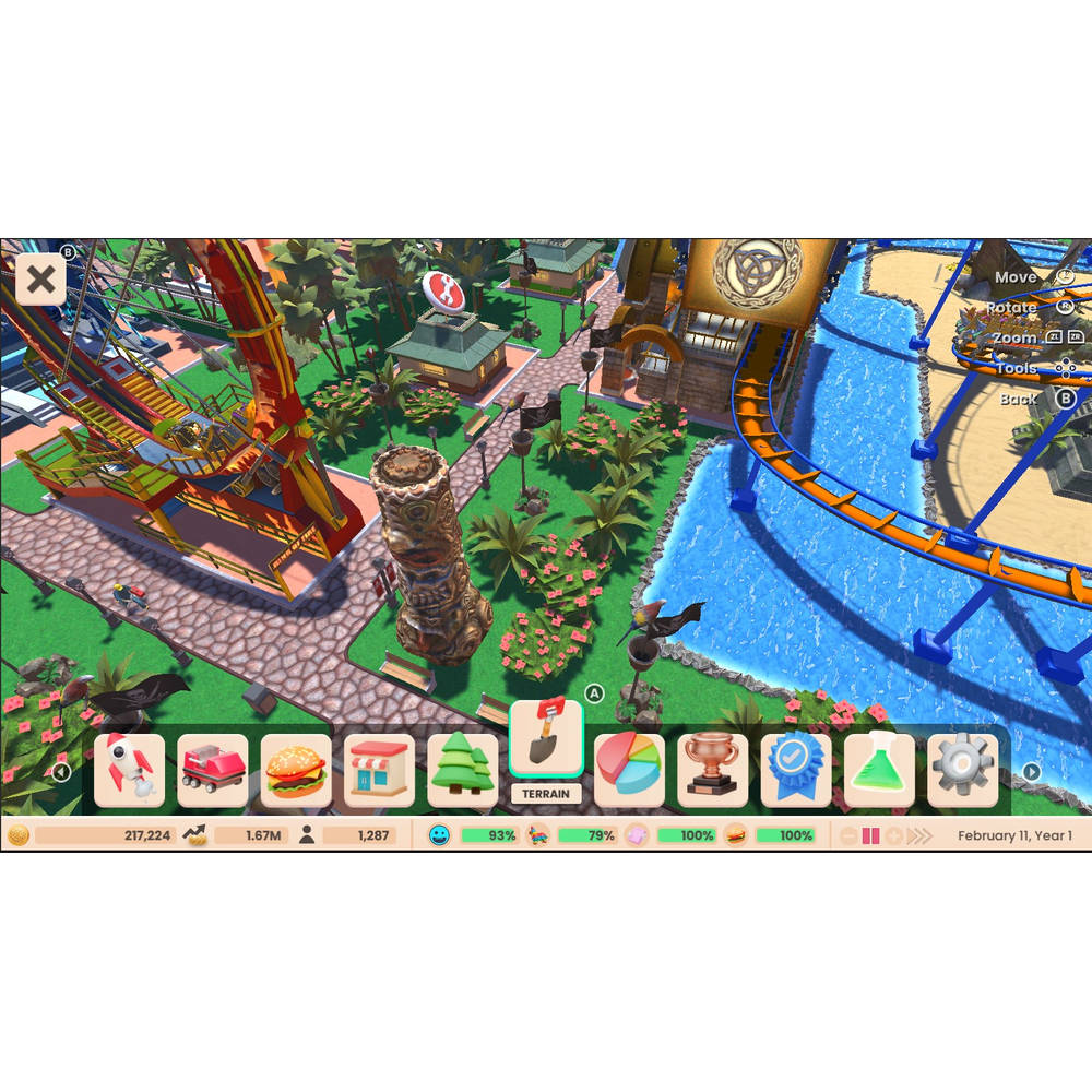 RollerCoaster Tycoon Adventures Deluxe Nintendo Switch