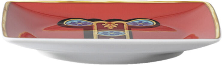 Versace Bowl 12cm sq. flat, Holiday Alphabet I, Versace Flerfarvet