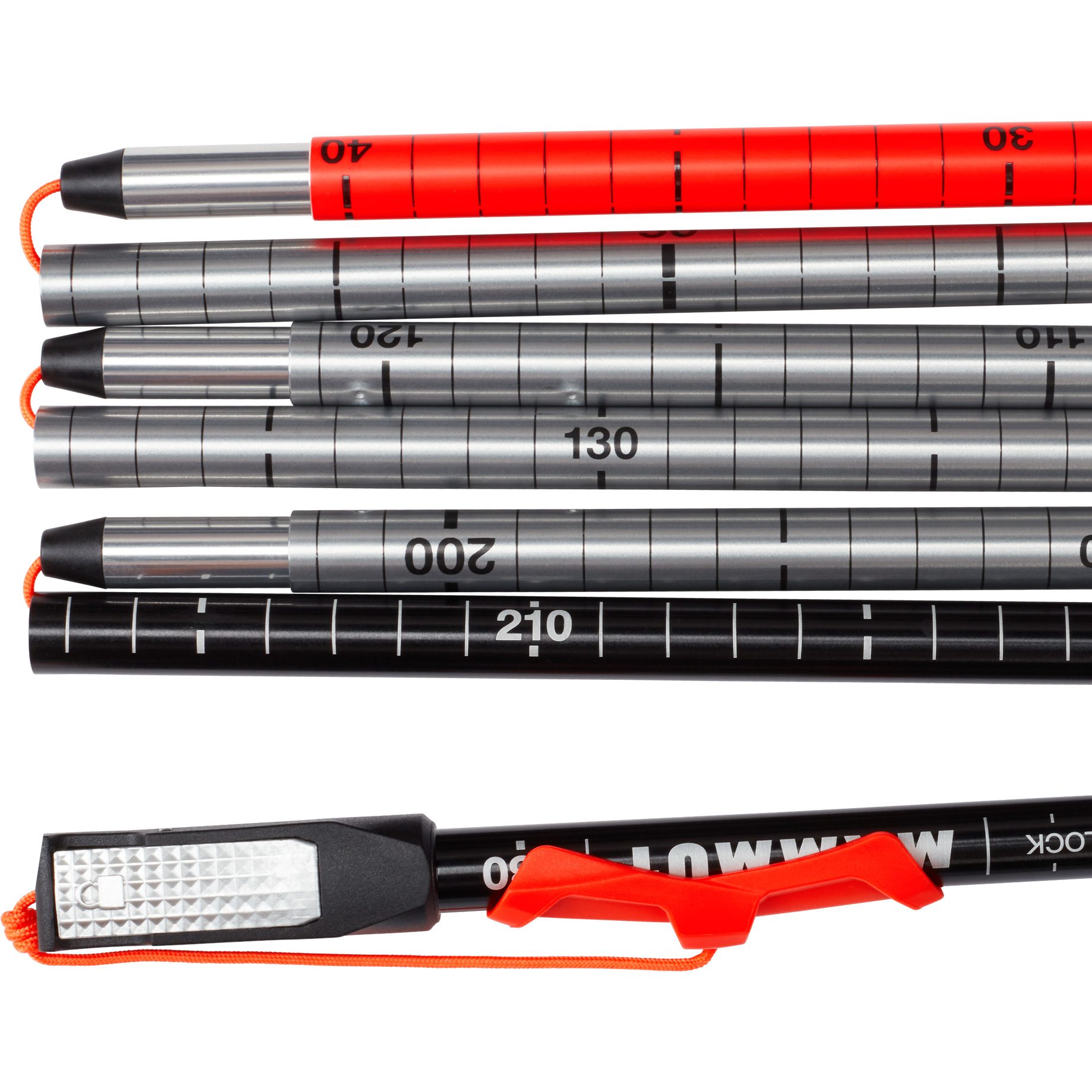 Mammut Probe 280 Speed Lock Lawinensonde vibrant orange