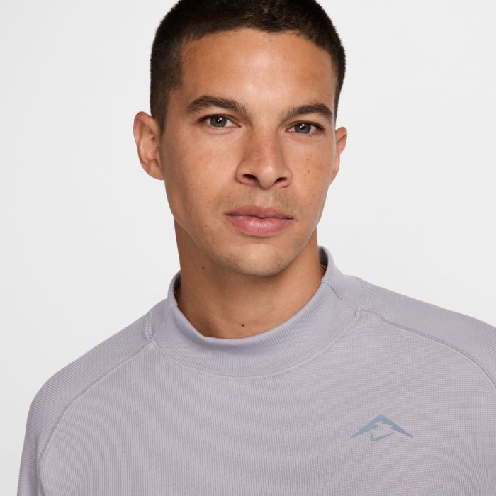 Nike Herre T-shirts Dri-FIT Trail Long Sleeve Tee Grå