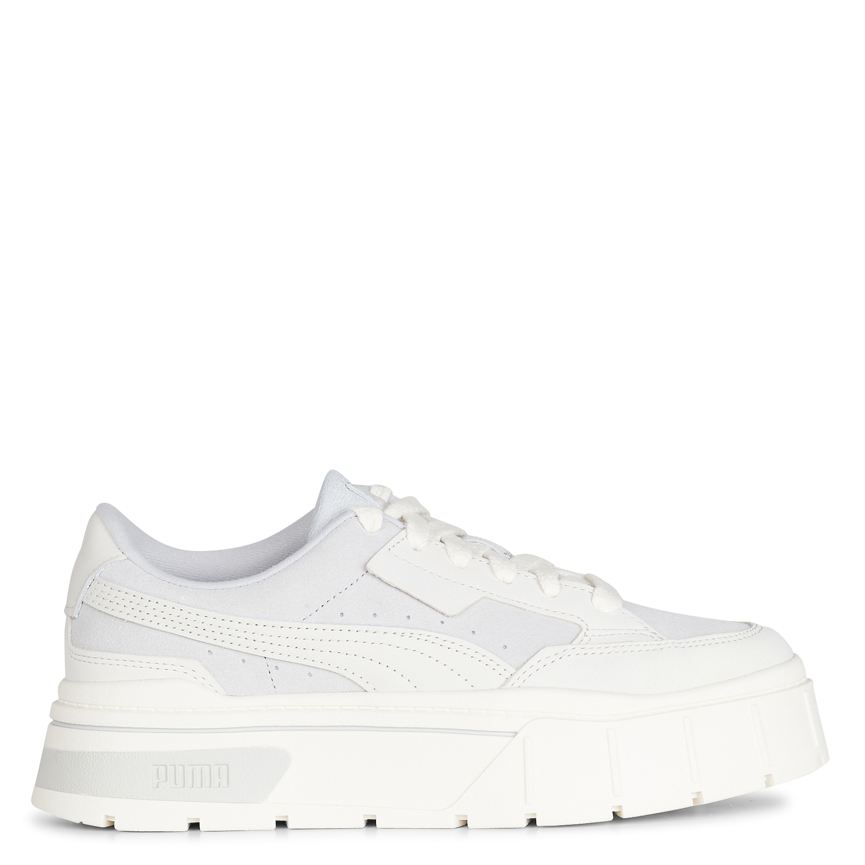 MAYZE STACK SELFLOVE - Baskets basses en cuir velours | Gris