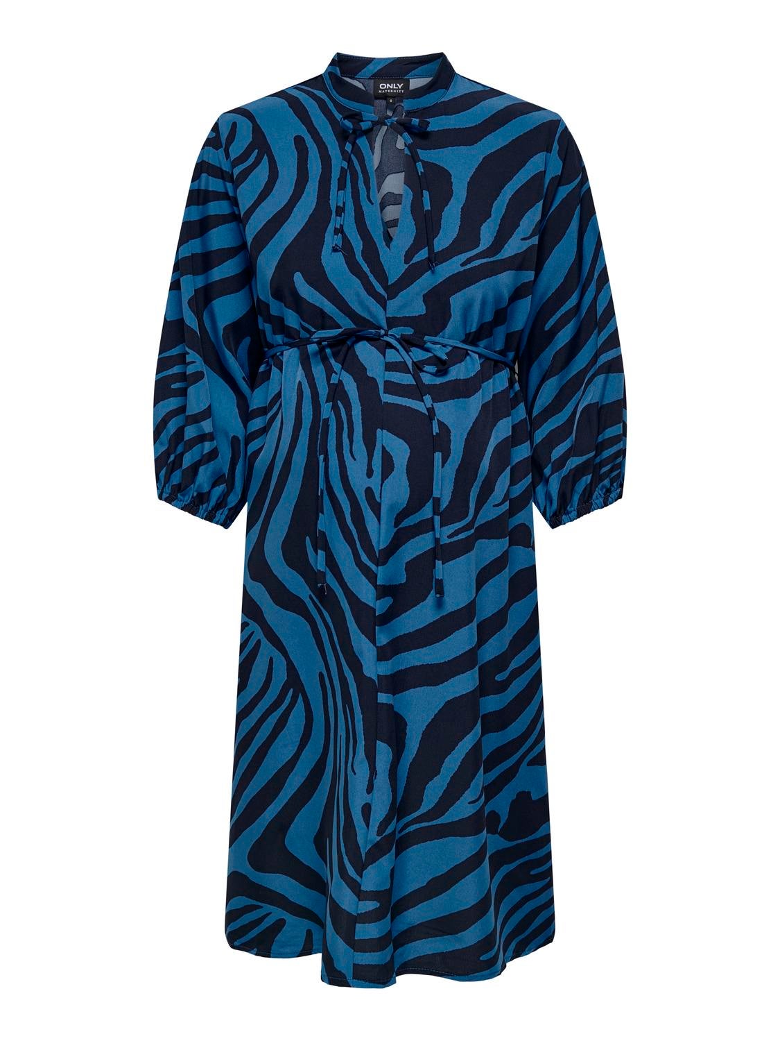 OLMKIMIKA Kurzes Kleid Déja Vu Blue
