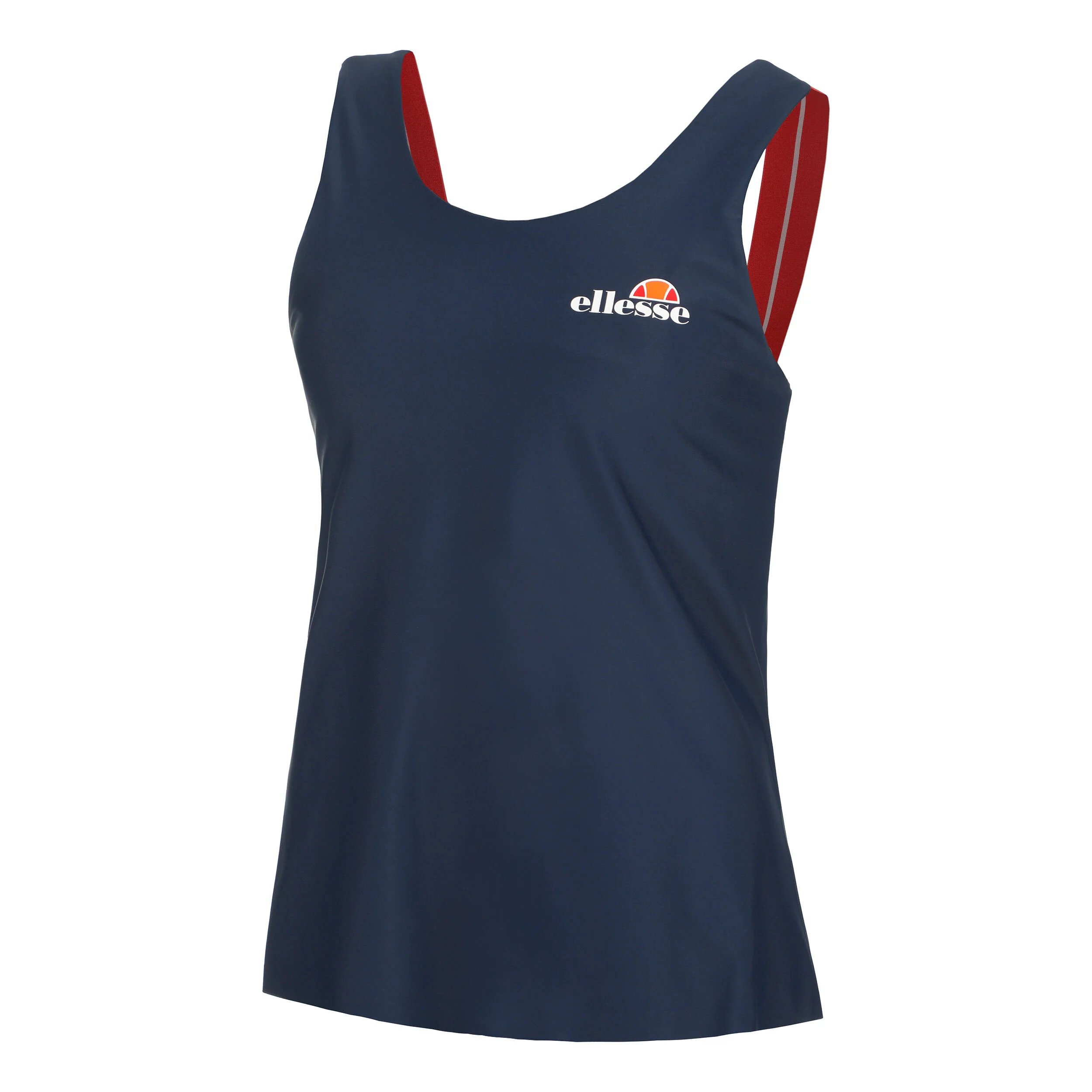 Ellesse Quincy Débardeur Tank Top Femmes - Bleu Foncé , Rouge