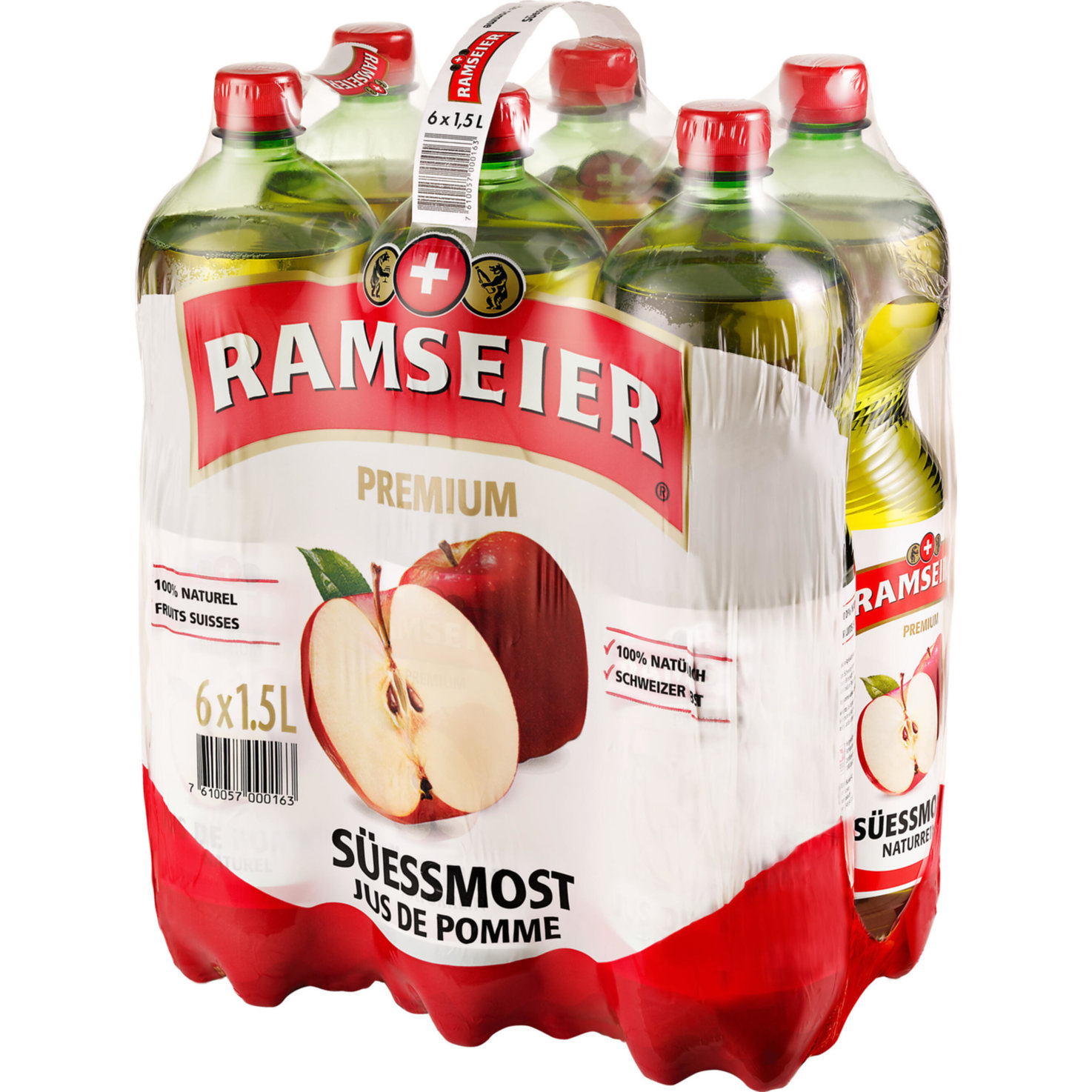 Ramseier Apfelsaft klar 6x1,5l