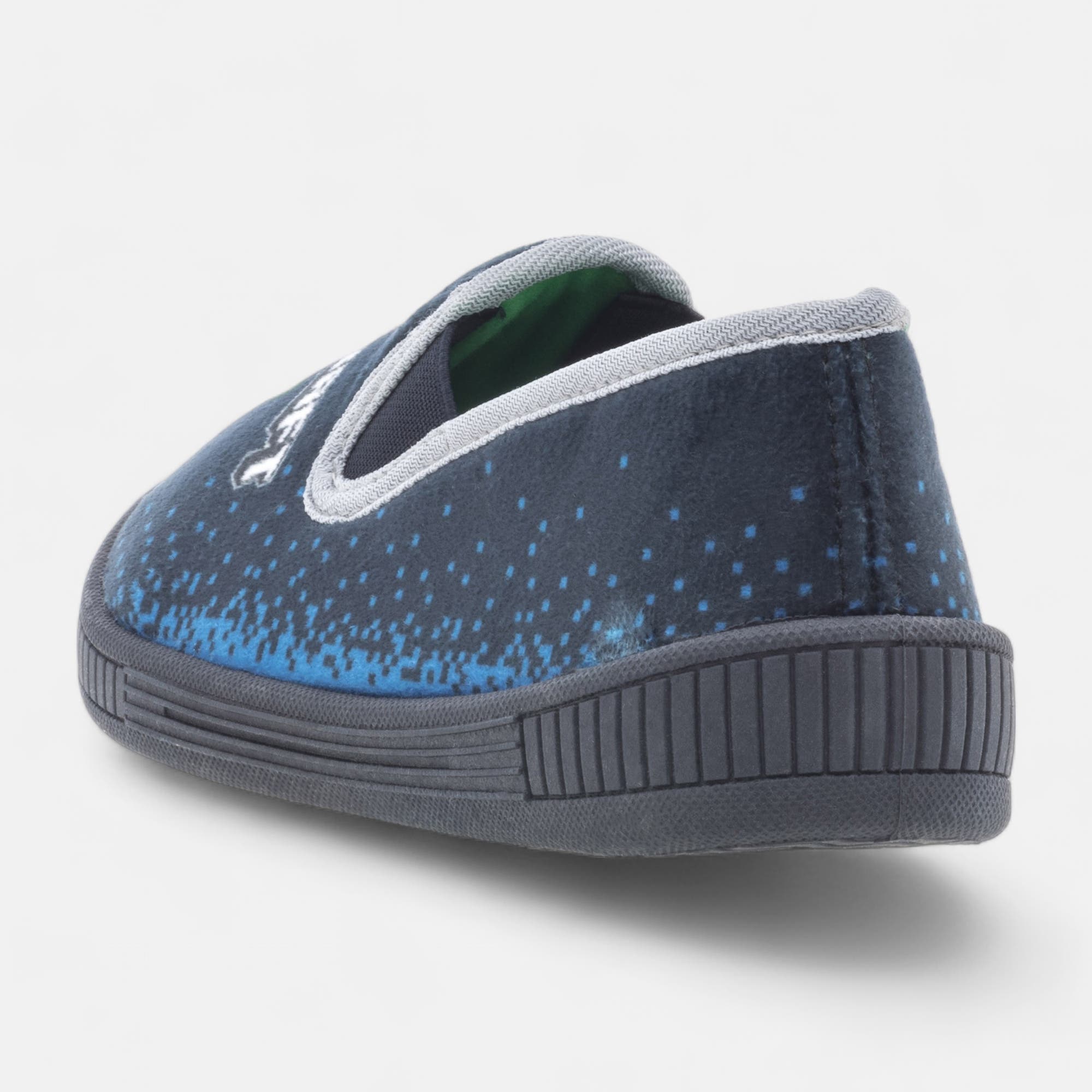 Pantoufles pieds sensibles Garçon bleu marine