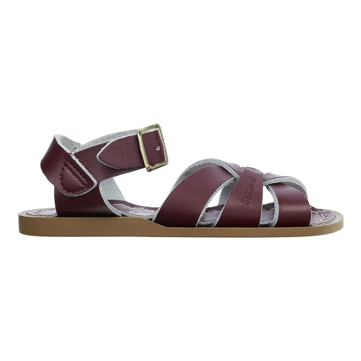 Salt-Water Sandales Cuir Waterproof Original | Bordeaux