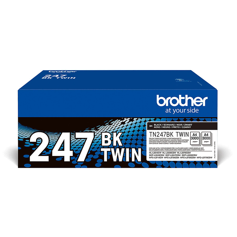 Brother TN-247BK - Noir Pack Duo