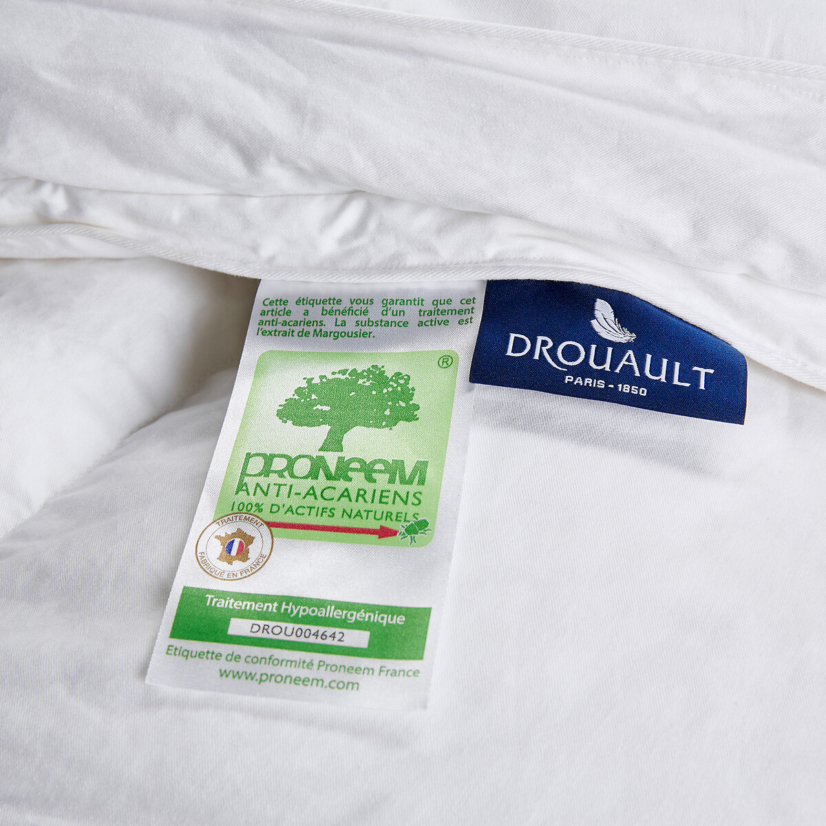 DROUEULT<br>Sobrecolchão Palace com tratamento Proneem