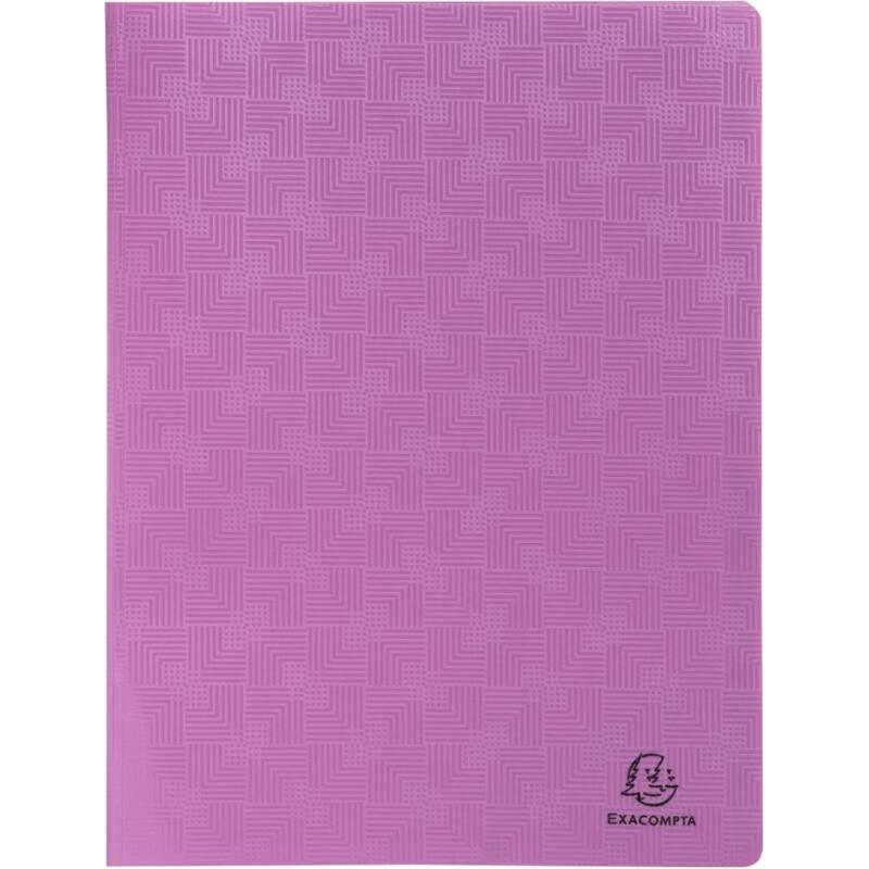 Protège-documents en PP recyclé semi-rigide Pop'N Co - 60 vues - Couleurs assorties