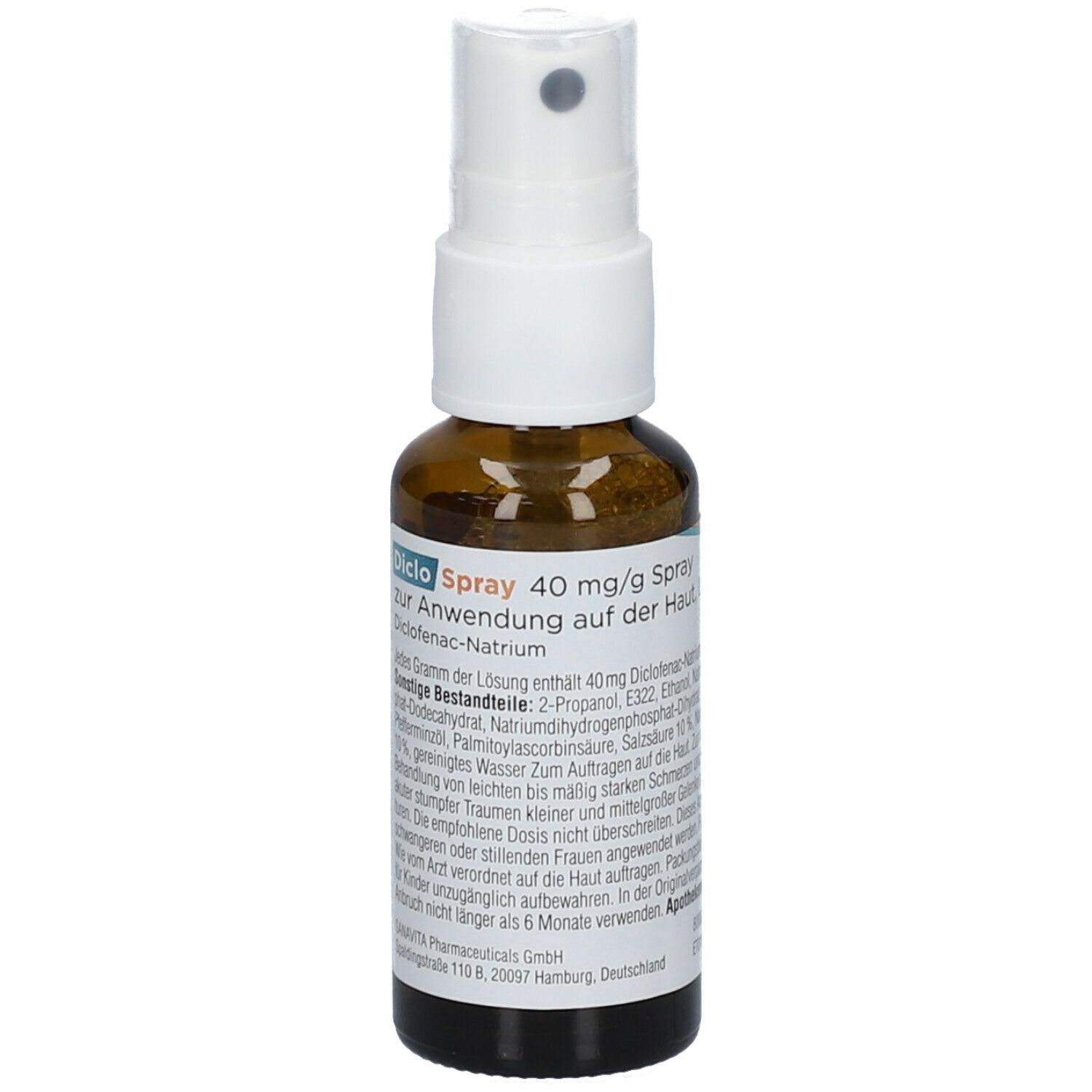 SANAVITA DicloSpray 40 mg/g Spray