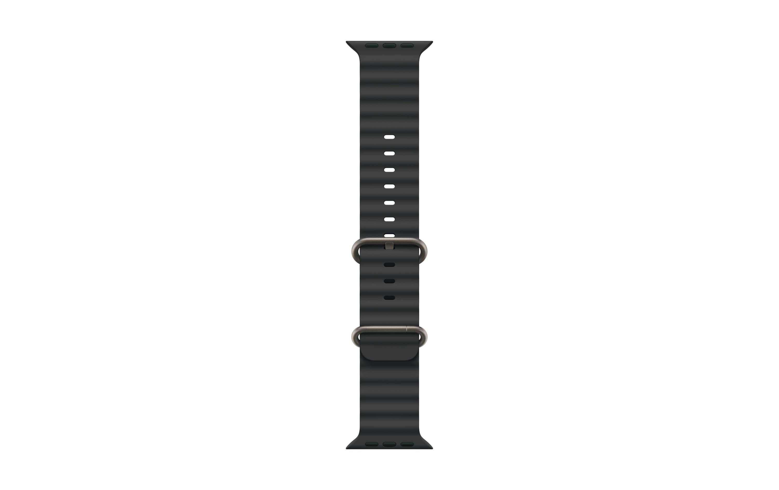 Ocean Band 49 mm Schwarz/GrauDehnbares Armband zu Apple Watch Ultra