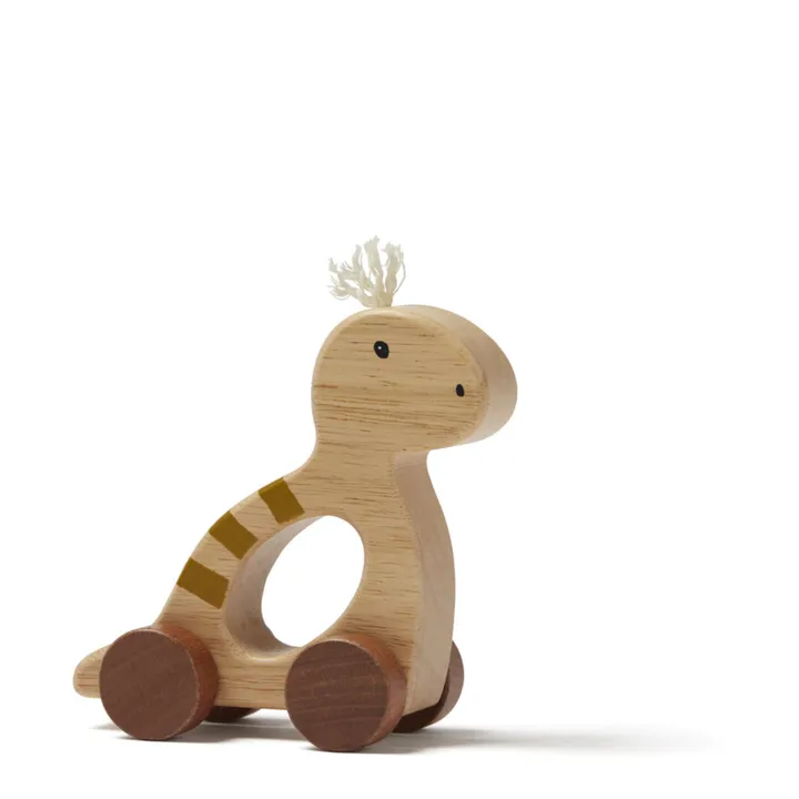 Kid's Concept Jouet à pousser Dino | Vert kaki