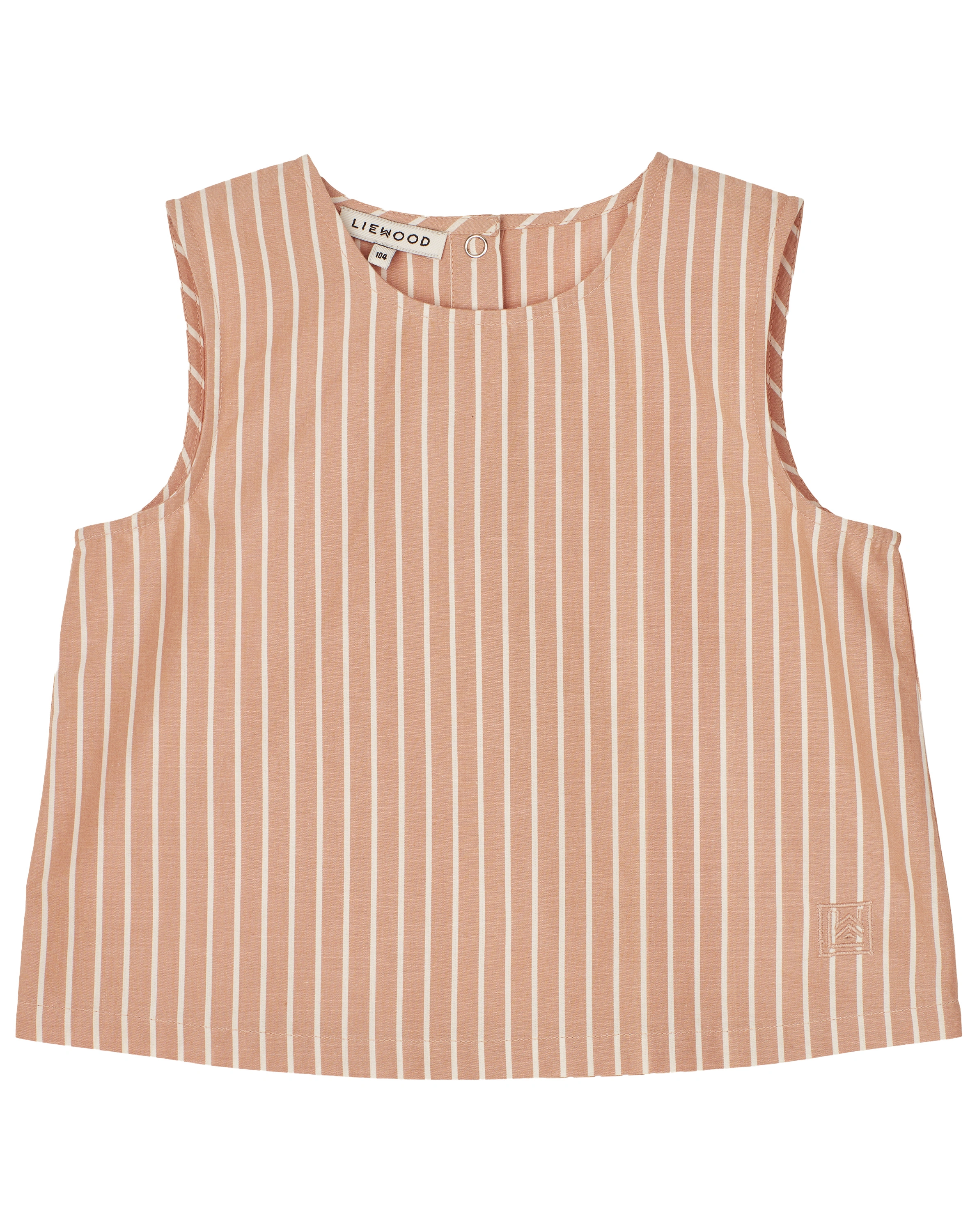 Top DELPHIA gestreift in creme/rose tuscany