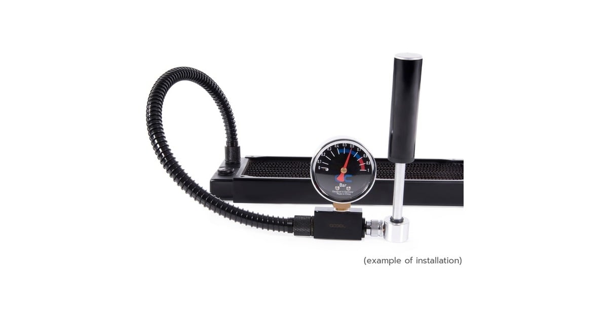 AlphacoolLeak Testing Tool incl. Pump pomp  (Zwart)