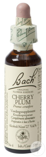 Fleurs De Bach Remedie 06 Cherry Plum/Prunier Myrobolan 20ml