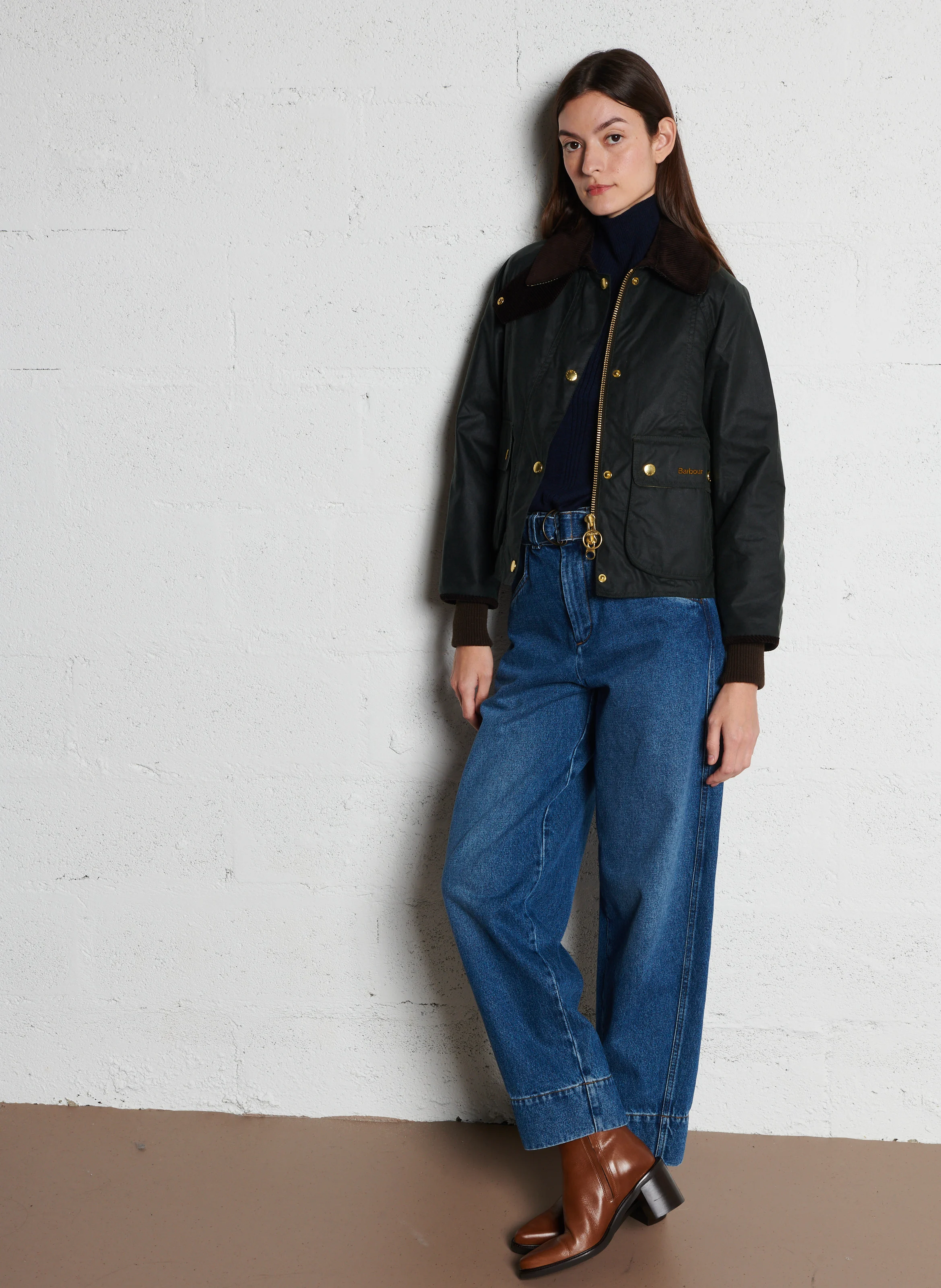 VOLAGE - Jean droit en coton | Bleu